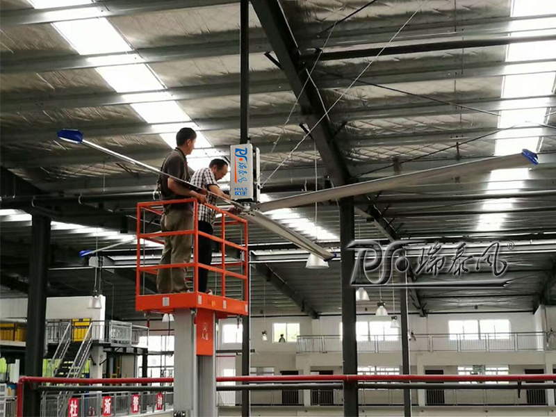 瑞泰風基洛克水暖工業電風扇案例圖片