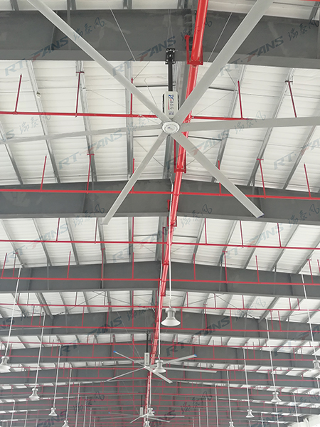 瑞泰風工業節能大吊扇廠家案例圖